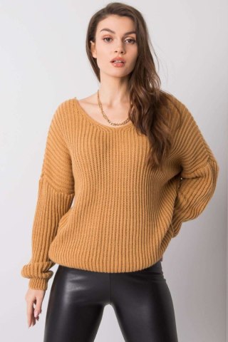 Sweter Damski Model TW-SW-BI-19710.11 Camel - Och Bella