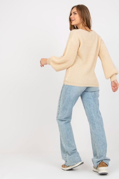 Sweter Damski Model TW-SW-BI-9029.84 Beige - Och Bella