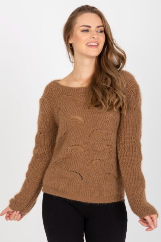 Sweter Damski Model TW-SW-BI-9030.08 Brown - Och Bella