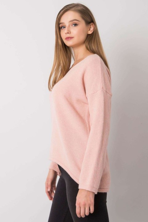 Sweter Damski Model TW-SW-BI-9802.25X Light Pink - Och Bella