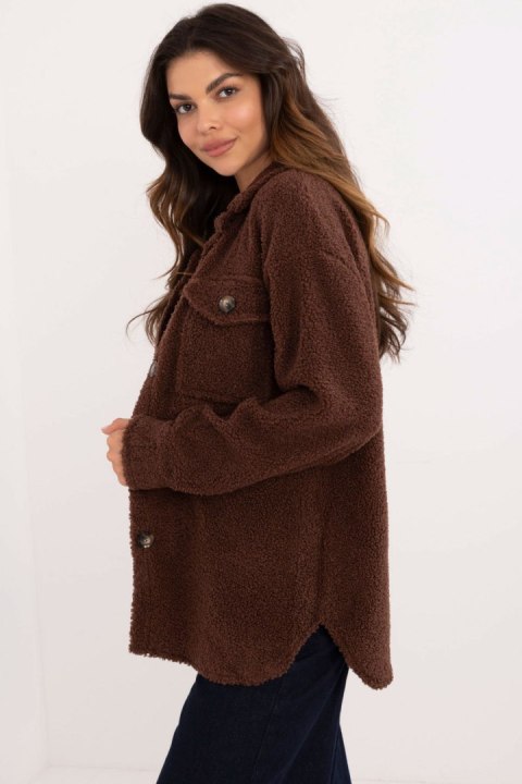 Koszula Damska Model DHJ-KS-15115.81 Brown - Italy Moda