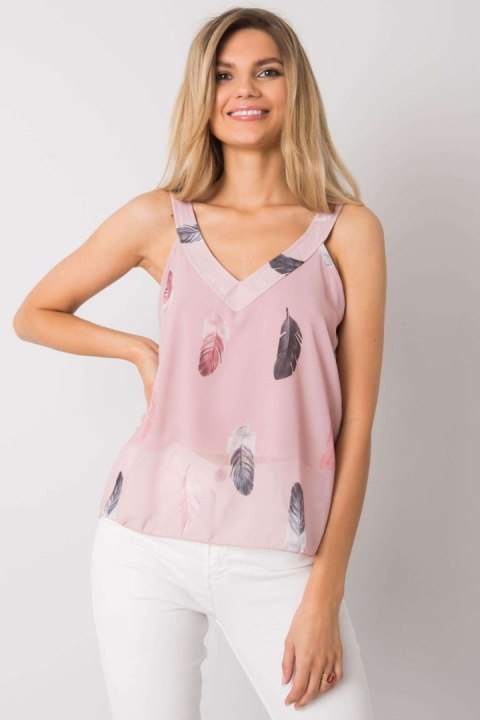 Koszulka Top Model DHJ-TP-13327.06P Light Pink - Italy Moda