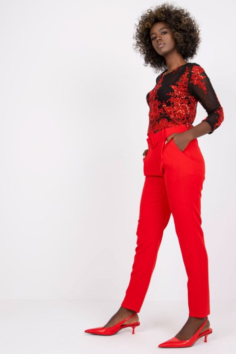 Spodnie Damskie Model DHJ-SP-12787.21X Red - Italy Moda Spodnie Damskie Model DHJ-SP-12787.21X Red - Italy Moda