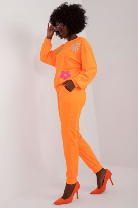 Spodnie Komplet Model DHJ-KMPL-8655.05 Fluo Orange - Italy Moda