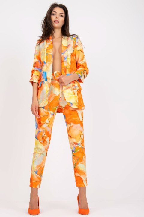 Marynarka Model DHJ-MA-7684A-1.22X Orange - Italy Moda Marynarka Model DHJ-MA-7684A-1.22X Orange - Italy Moda