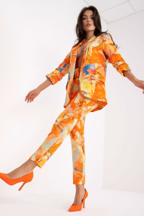 Marynarka Model DHJ-MA-7684A-1.22X Orange - Italy Moda Marynarka Model DHJ-MA-7684A-1.22X Orange - Italy Moda