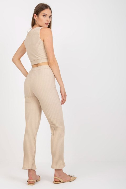 Spodnie Komplet Model DHJ-KMPL-9587.82 Beige - Italy Moda Spodnie Komplet Model DHJ-KMPL-9587.82 Beige - Italy Moda