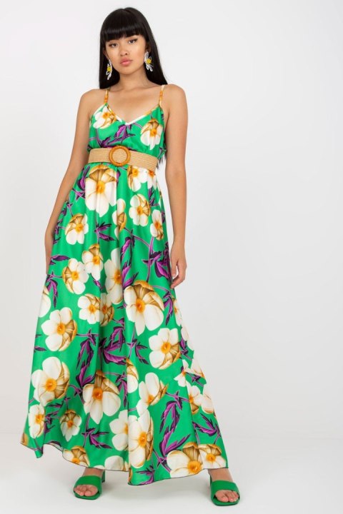 Sukienka Model DHJ-SK-13595.04P Green - Italy Moda Sukienka Model DHJ-SK-13595.04P Green - Italy Moda