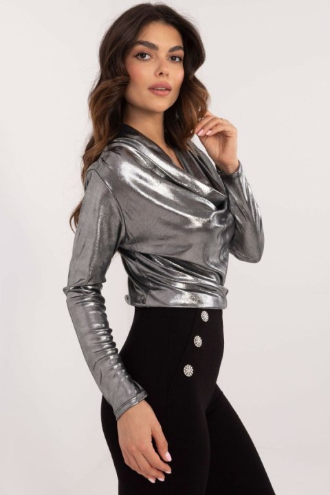 Bluzka Model DHJ-BZ-15268.30 Silver - Italy Moda