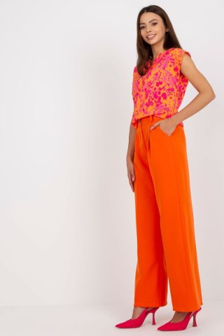 Spodnie Damskie Model DHJ-SP-15679.01X Orange - Italy Moda