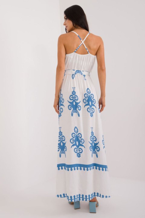 Sukienka Model DHJ-SK-16201.84 White/Blue - Italy Moda