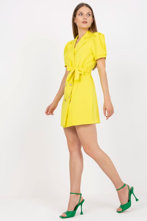 Sukienka Model DHJ-SK-A6311.39 Yellow - Italy Moda