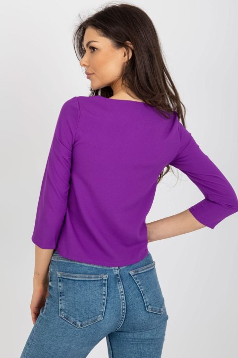 Bluzka Model LK-BZ-506522.07 Violet - Lakerta Bluzka Model LK-BZ-506522.07 Violet - Lakerta