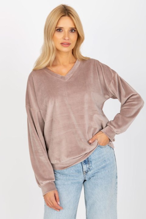 Bluza Damska Model RP-BZ-8188.52P Dark Beige - Rue Paris