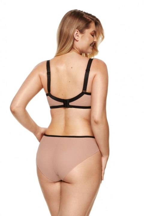 Biustonosz Soft Model Rumi B2-V2 Beige/Black - Gorteks