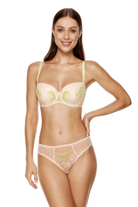 Biustonosz push up Biustonosz Usztywniany Model Soleil B4 Beige - Gorteks