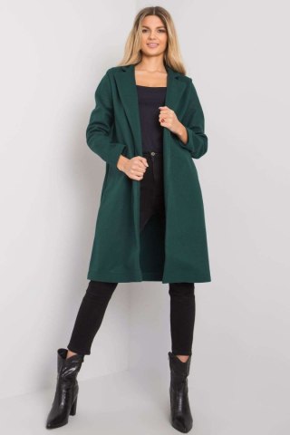 Płaszcz Damski Model CHA-PL-0402.33P Dark Green - Rue Paris