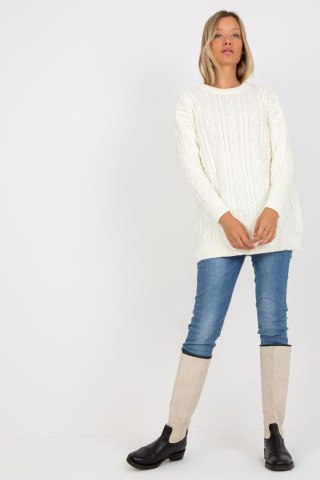 Sweter Damski Model LC-SW-8010.22P Ecru - Rue Paris