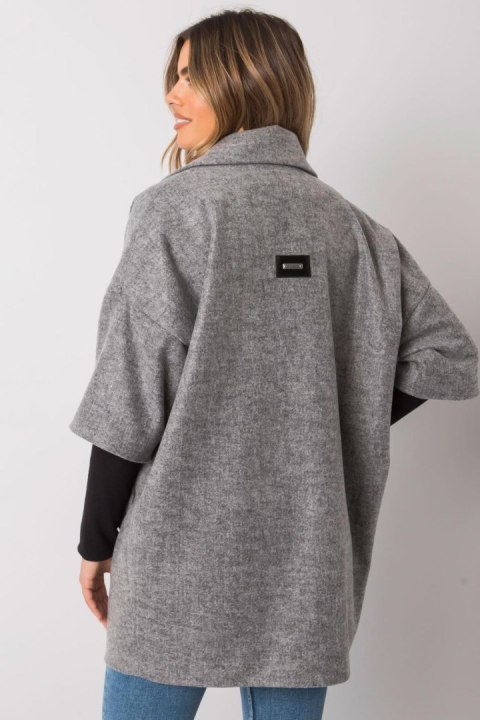 Płaszcz Damski Model CHA-PL-0409.30X Grey - Rue Paris