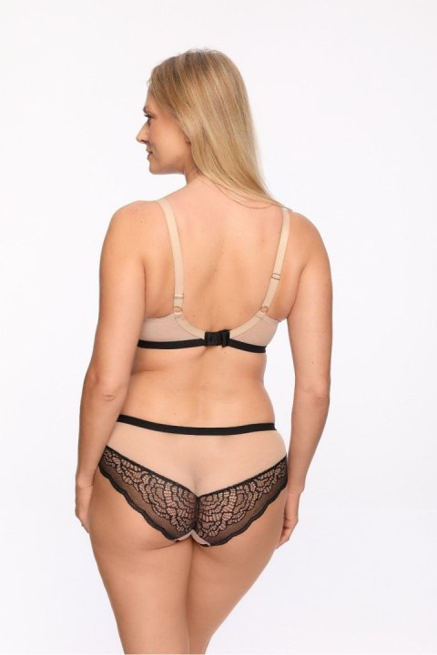 Biustonosz Soft Biustonosz Semi-Soft Model Nathalie 1286 Black/Beige - Gaia