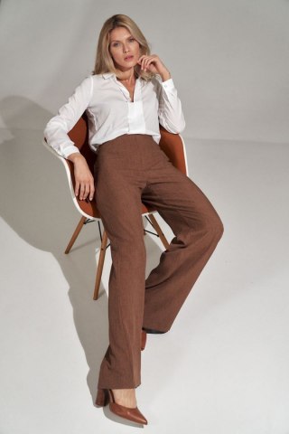 Spodnie Damskie Model M721 Brown - Figl