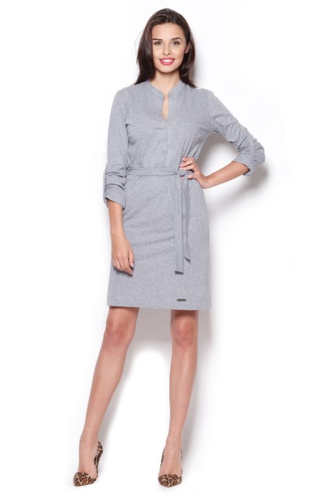 Sukienka Model 287 Grey - Figl Sukienka Model 287 Grey - Figl