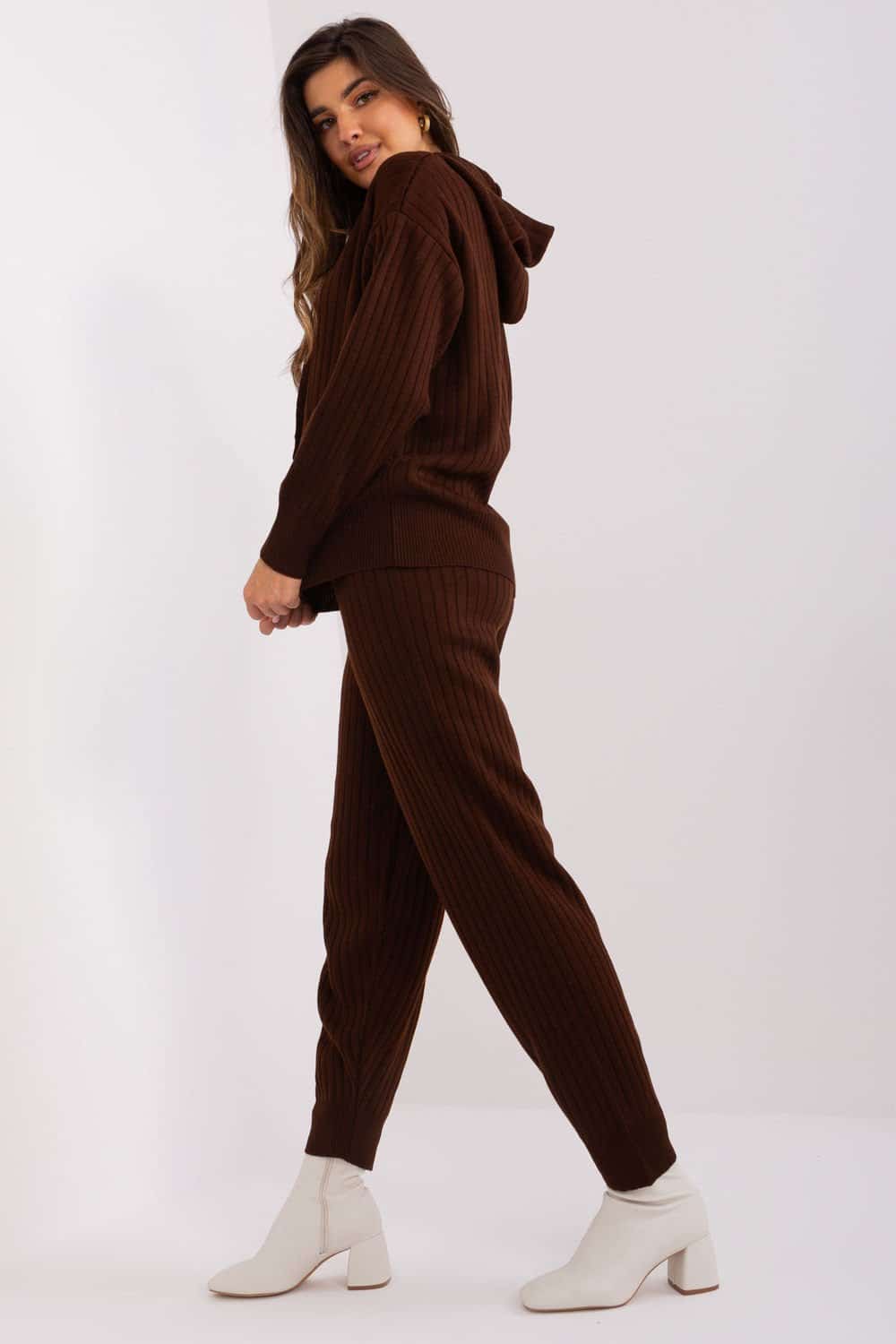 Spodnie Komplet Model BA-KMPL-2211.13P Dark Brown - Badu - obrazek 3