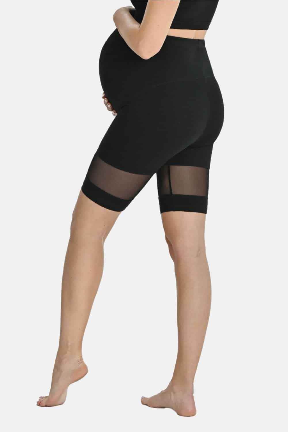 Legginsy ciążowe Model Rebeca Black - Teyli - obrazek 2