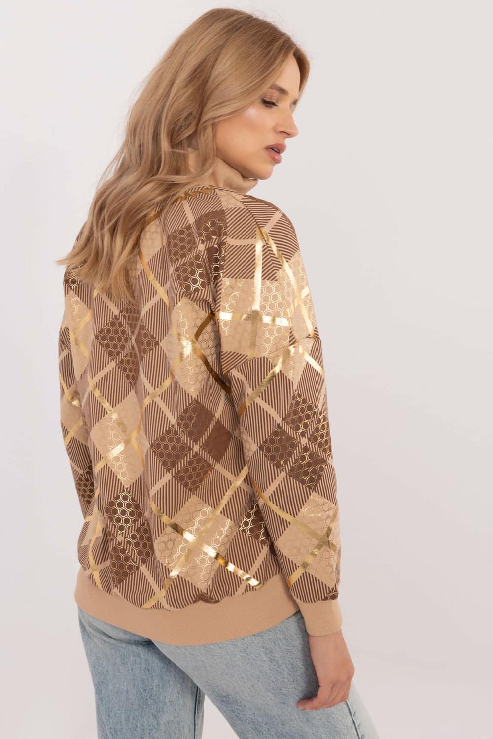 Bluza Damska Model CLM-BL-1259.59 Camel - Factory Price Hurtownia odzieży on-line, moda damska, bielizna i obuwie dla kobiet - Matterhorn.pl - obrazek 3