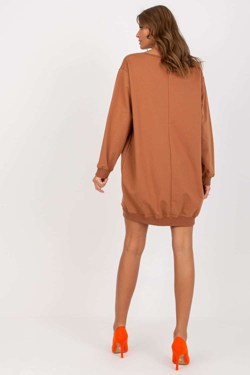Bluza Damska Model VI-BL-3212.15X Brown - Factory Price - obrazek 3