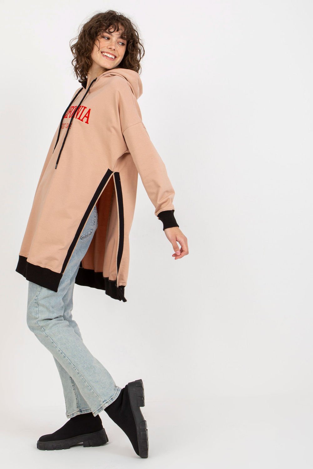 Bluza Damska Model VI-BL-327.70P Dark Beige - Factory Price - obrazek 3