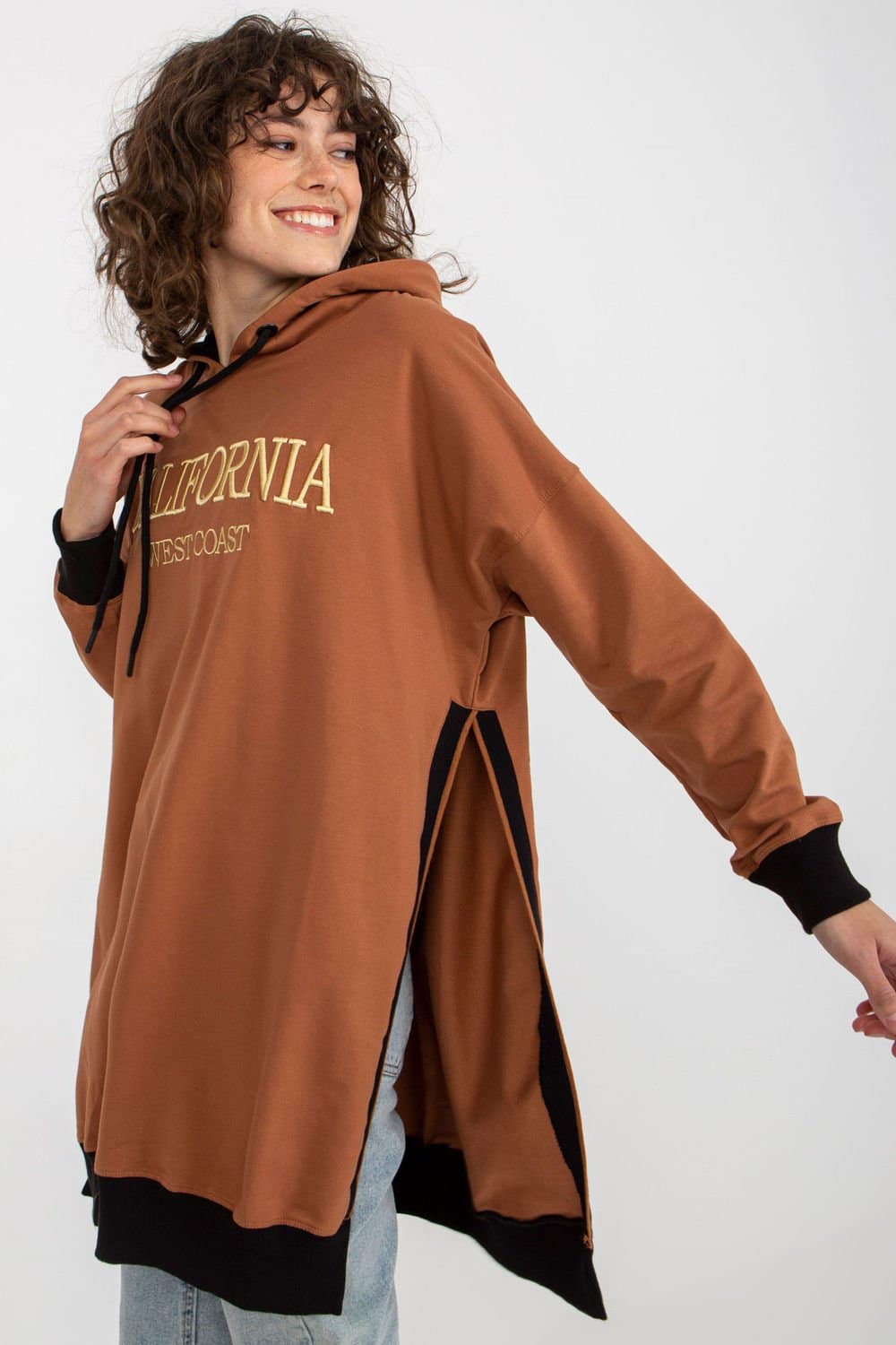 Bluza Damska Model VI-BL-327.70P Light Brown - Factory Price - obrazek 3