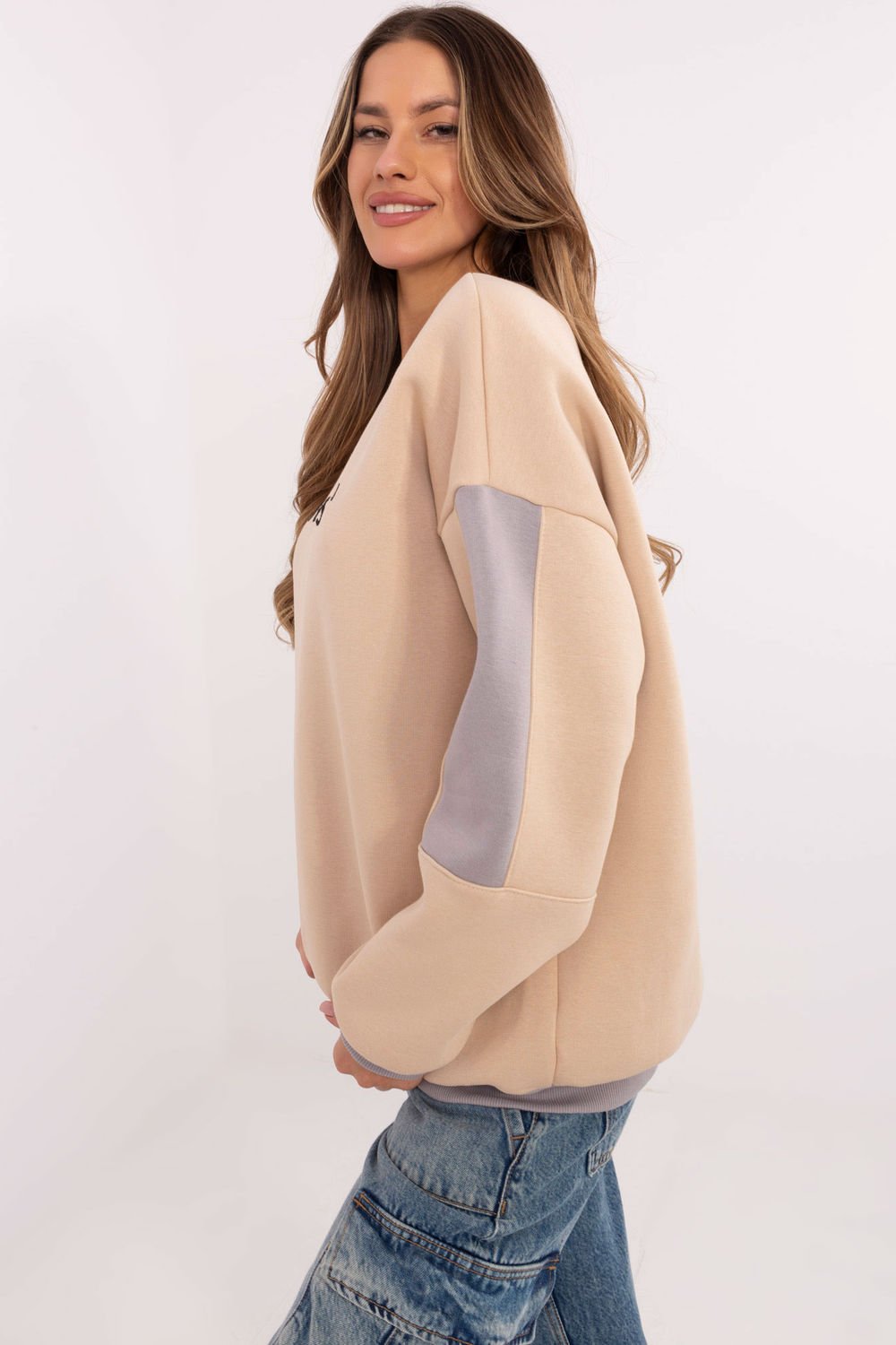 Bluza Damska Model EM-BL-983.10X Beige - Factory Price - obrazek 2