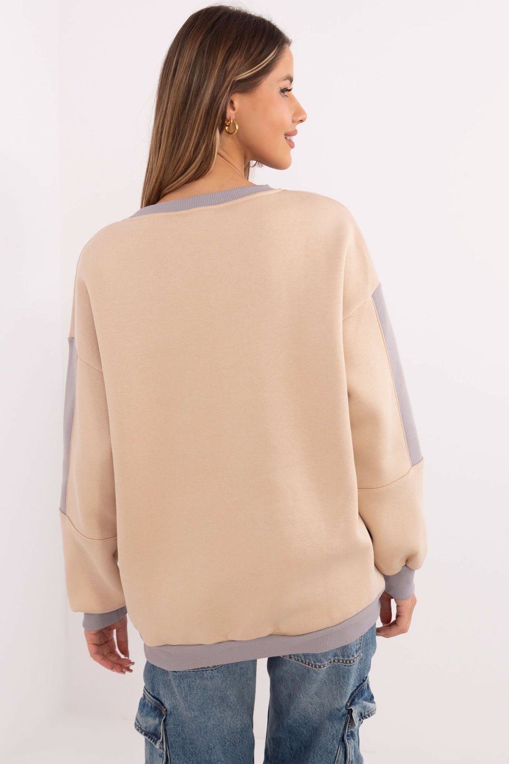 Bluza Damska Model EM-BL-983.10X Beige - Factory Price - obrazek 3