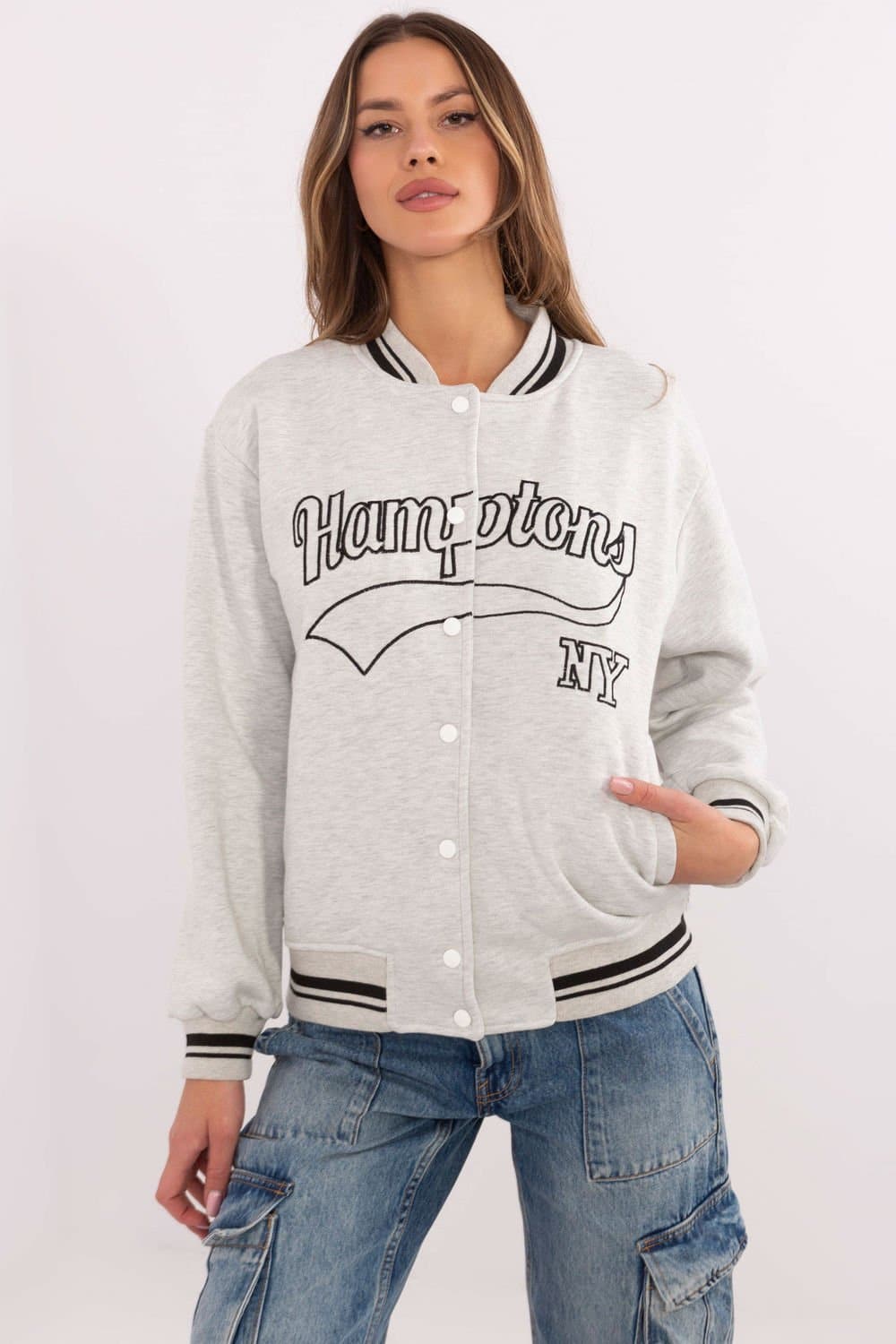 Bluza Damska Model EM-BL-895.13X Light Grey - Factory Price