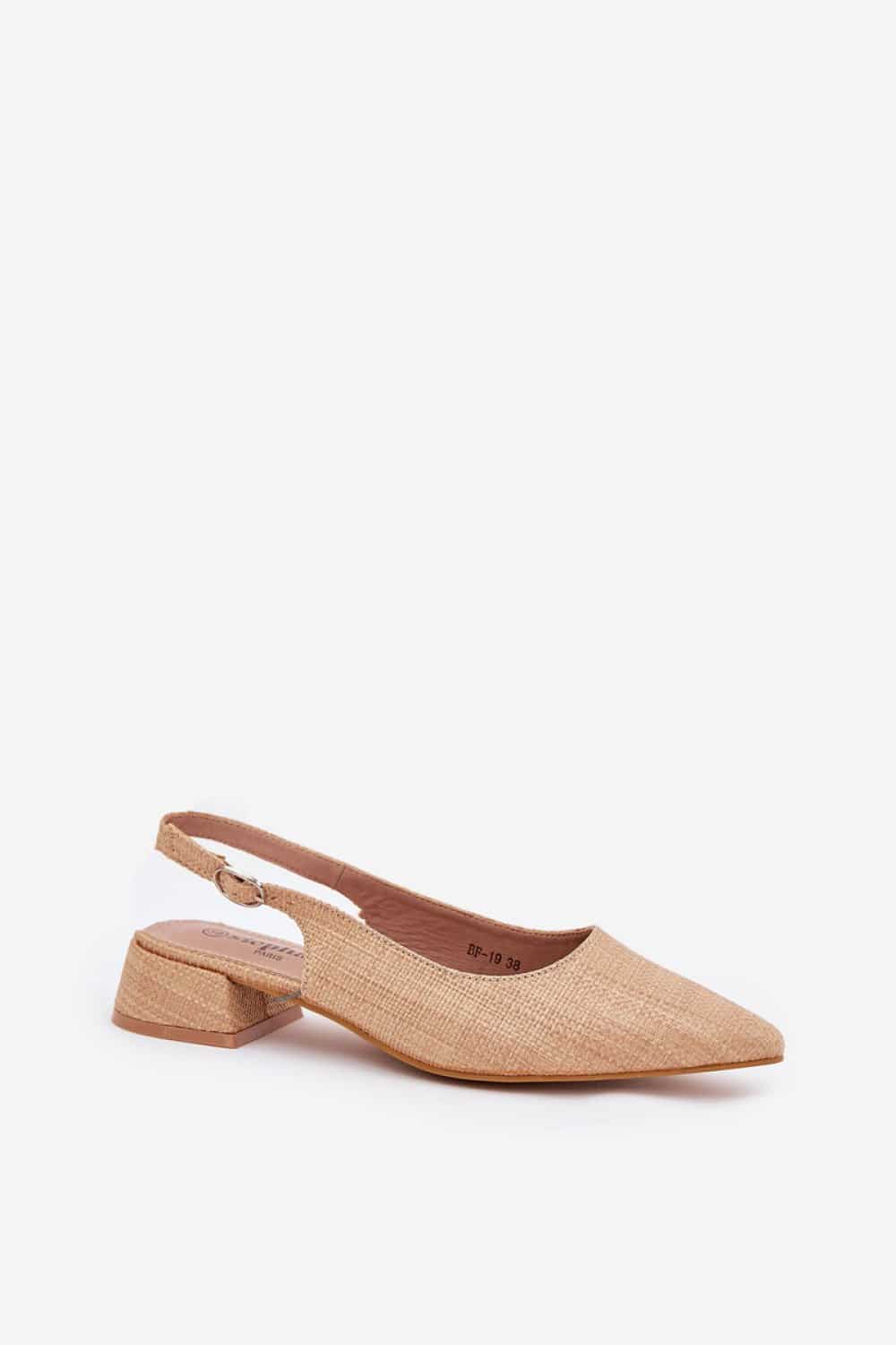 Sandały Model Jorela BF-19 Beige - Step in style - obrazek 2