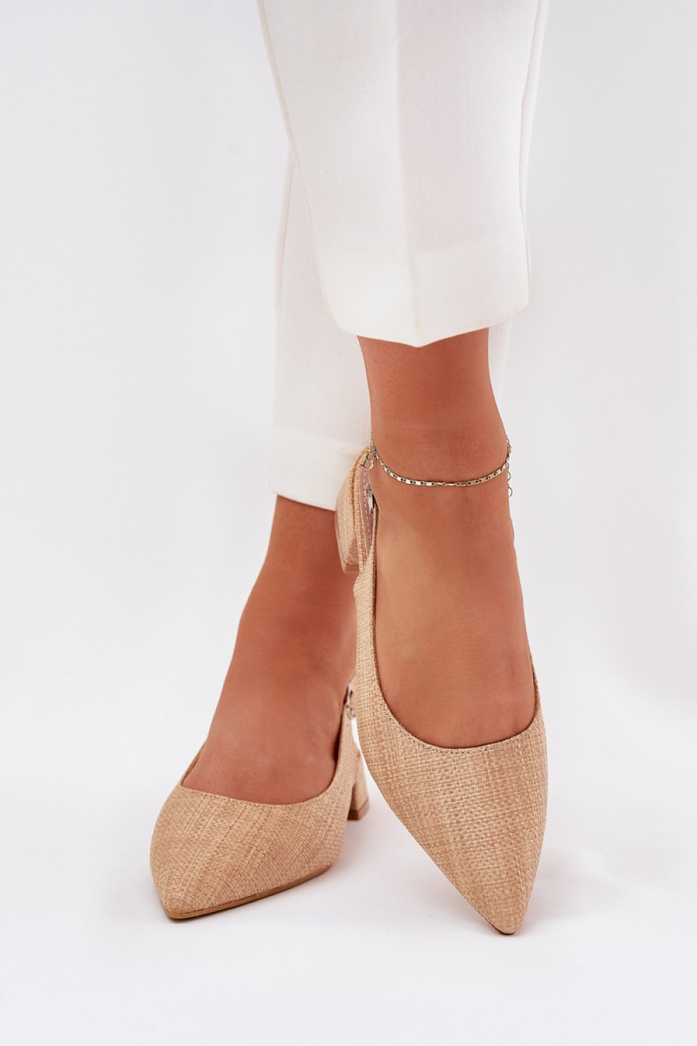 Sandały Model Jorela BF-19 Beige - Step in style - obrazek 3
