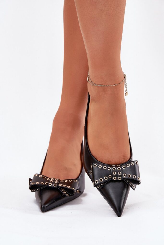 Czółenka Model Folesca QQ-255 Black - Step in style