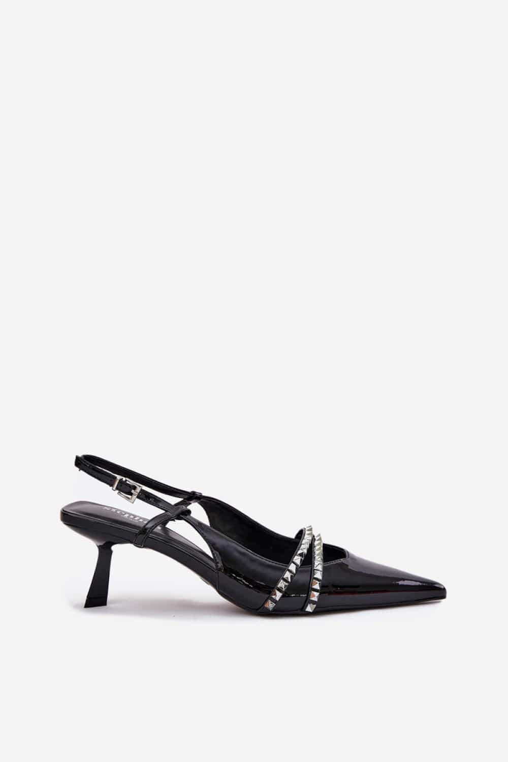 Czółenka Model Jelmia P-1399 Black - Step in style - obrazek 2