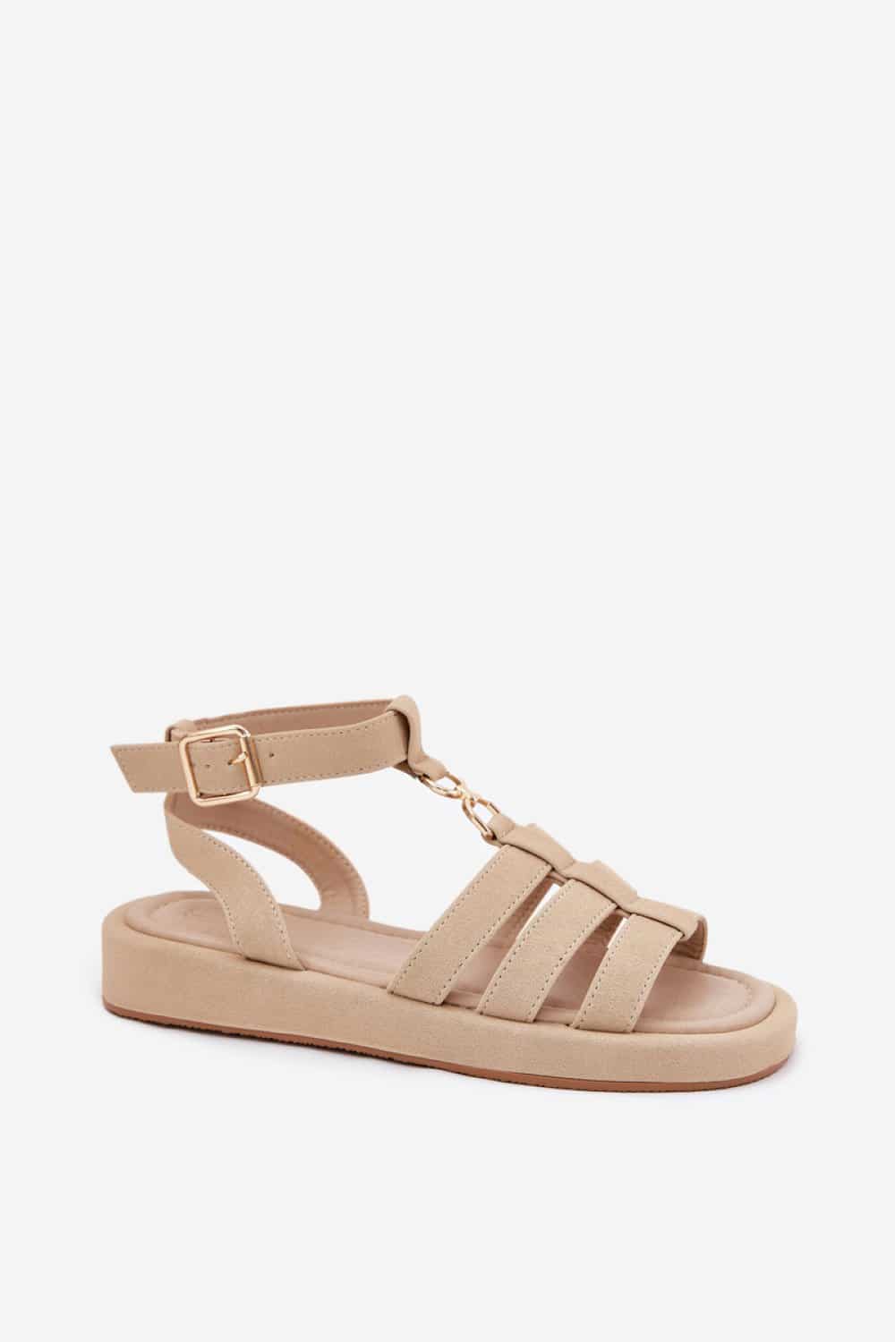 Sandały Model Kartia NN615 Beige - Step in style - obrazek 2