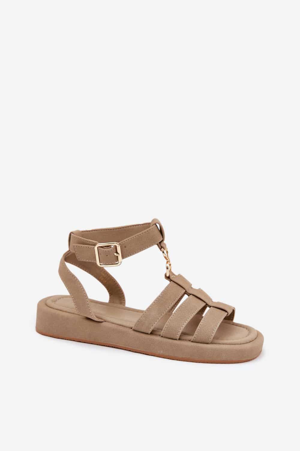 Sandały Model Kartia NN615 Khaki - Step in style - obrazek 2