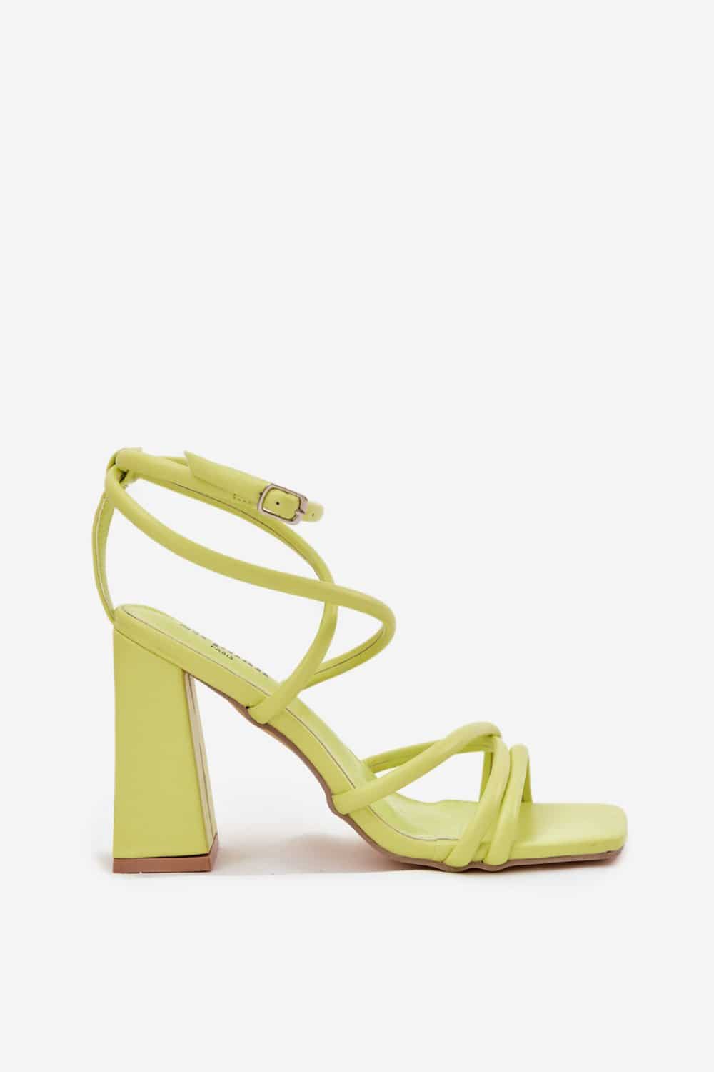 Sandały Model Ciarilora UC-85 Limonka - Step in style - obrazek 3