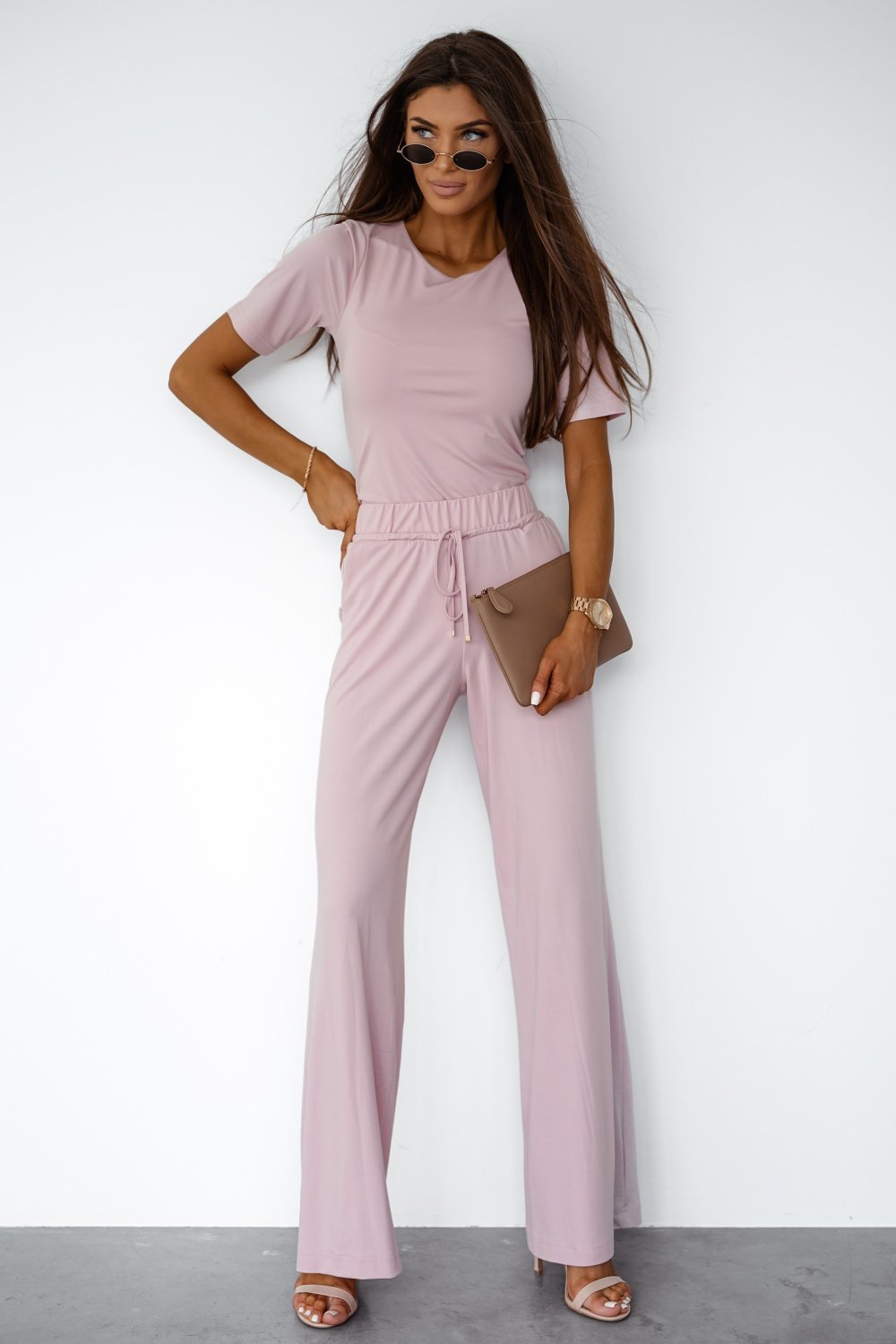 Spodnie Komplet Model Dallas 295625556 Pink - LaBalancia