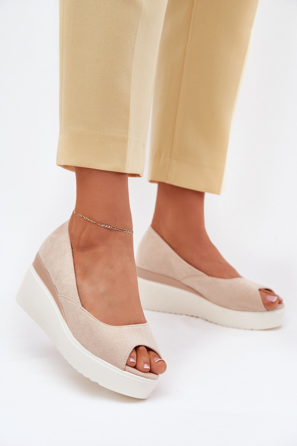 Sandały Model Velira JH528P Beige - Step in style