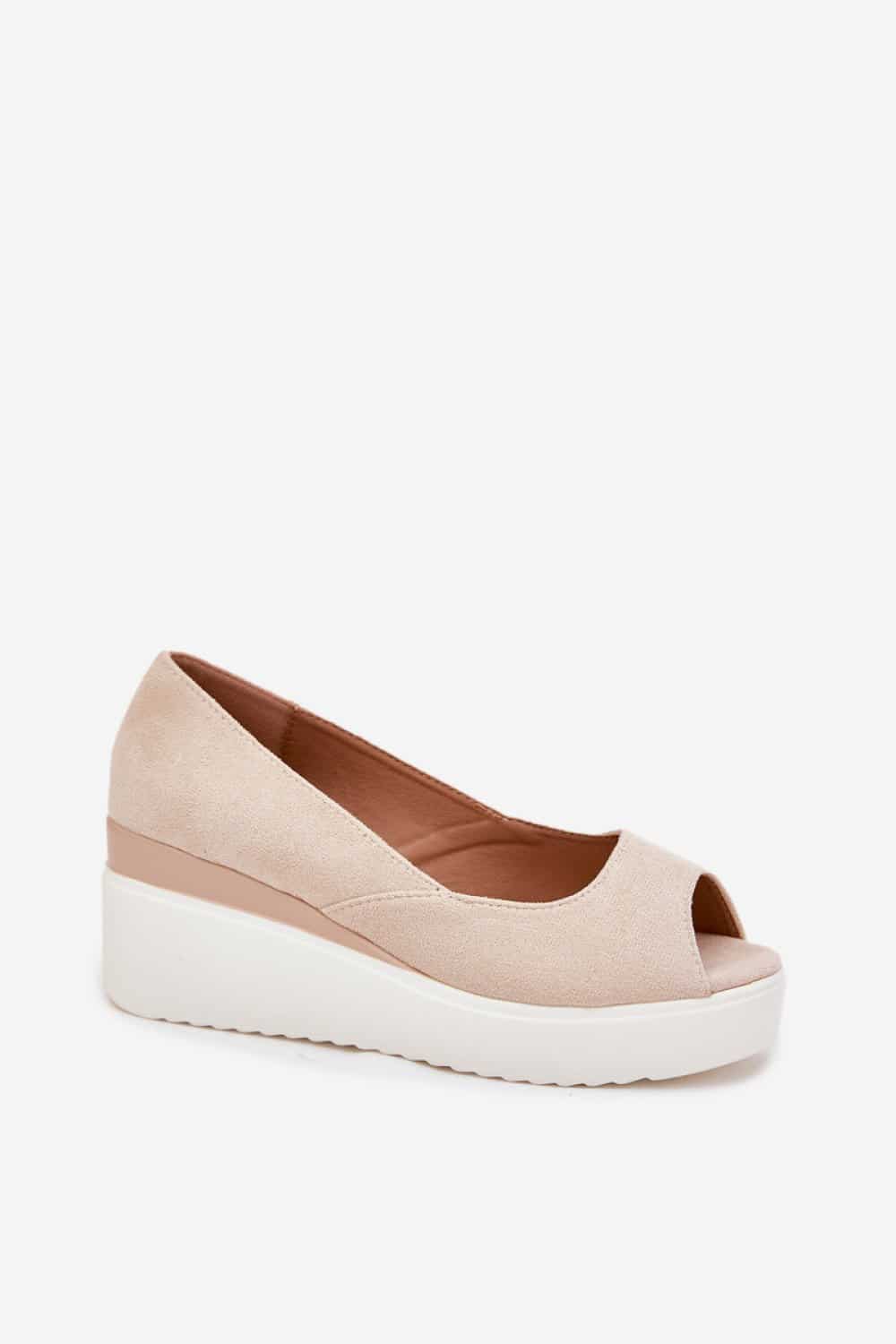 Sandały Model Velira JH528P Beige - Step in style - obrazek 2
