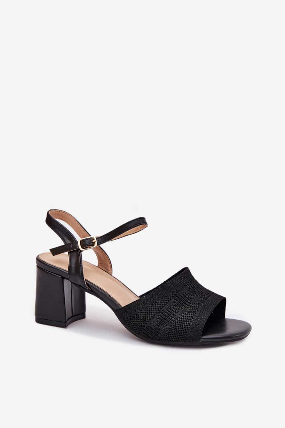 Sandały Model Sarena 55-A26 Black - Step in style - obrazek 2