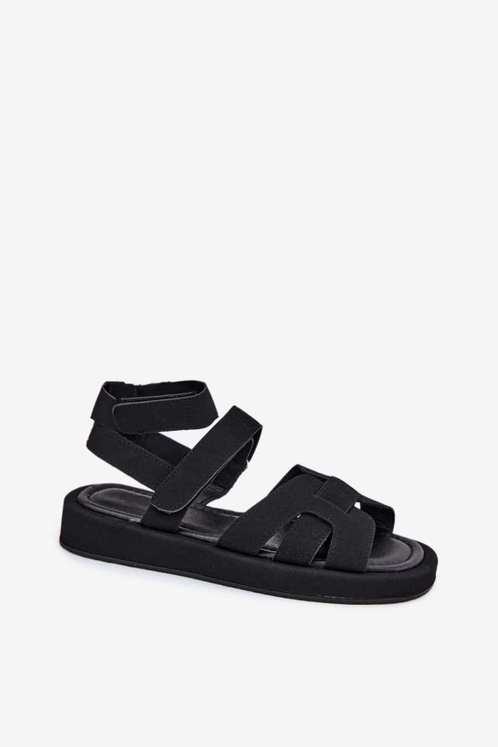 Sandały Model Uvissa NN617 Black - Step in style - obrazek 2