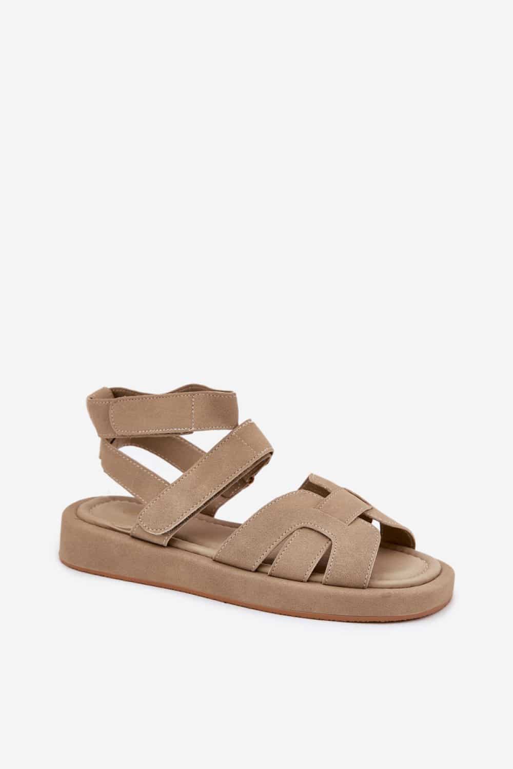 Sandały Model Uvissa NN617 Khaki - Step in style - obrazek 2
