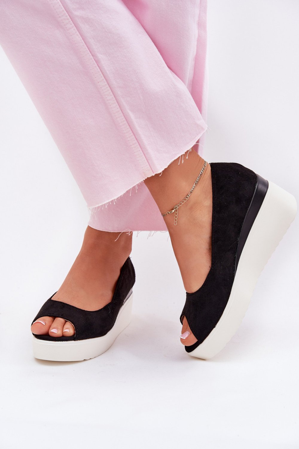 Sandały Model Velira JH528P Black - Step in style - obrazek 3