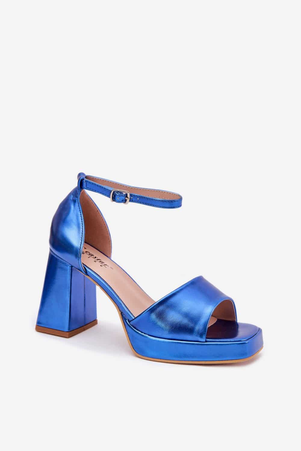 Sandały Model Marila KK54P Blue - Step in style - obrazek 2